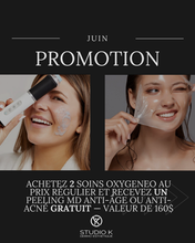 Charger l'image dans la galerie, PROMO JUIN - 2 Soins Oxygèneo & recevez un Peeling MD Anti-Âge ou Anti-Acne GRATUIT