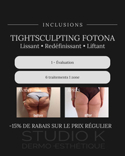Charger l'image dans la galerie, PROMO JUIN - 15% sur TightSculpting a l'achat de 6 séances (1 zone)
